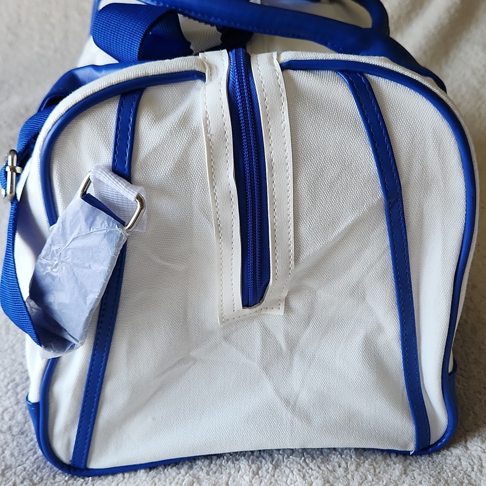 NWT Dolce & Gabbana Light Blue and White Duffel Bag - Picture 7 of 11